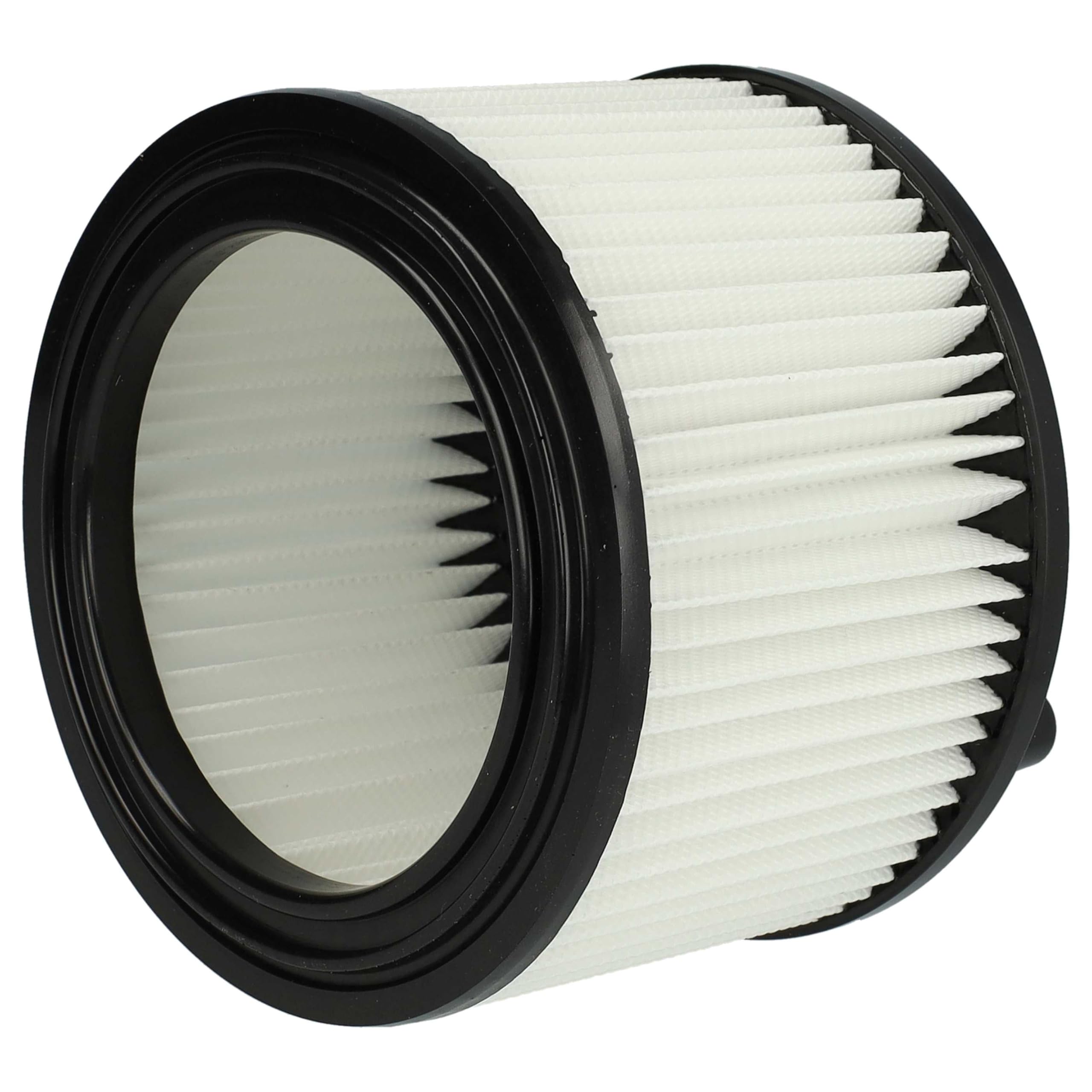 vhbw 4x Filtro plisado compatible con Bosch AdvancedVac 20 | UniversalVac 15 aspiradora - blanco lavable