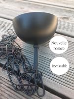 solenzo Fa és Kötél Függőlámpa - Rusztikus Ipari Stílusú Mennyezeti Csillár, 3 E27 Foglalat, Természetes Fa, 60 cm 8