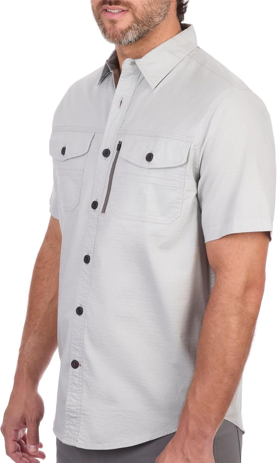 Coleman Men's Short Sleeve Stretch Ripstop Utility Shirt - Button Down Outdoor Work Shirts for Men - Image 3