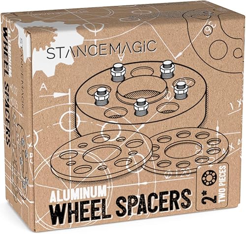 Miniatura 7 de 2 separadores de rueda  Patrón de pernos de 5 X 114.3 mm - 64.1 mm de diámetro., Plateado