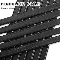 Vista 4 de Honoson 200 lápices planos de construcción con regla impresa, madera grafito, 2 sacapuntas de carpintero para herramienta de marcado de carpintería