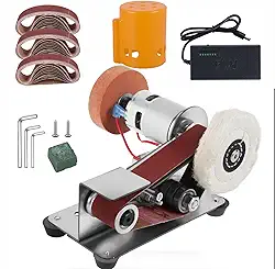 Lixadeira De Bancada, Lixadeira EléTrica De PrecisãO 3 Em 1 Para AfiaçãO De Facas, Marcenaria, Artesanato, Polimento De Metais, RetificaçãO, Pode Fazer Joias, âMbar, Pedra