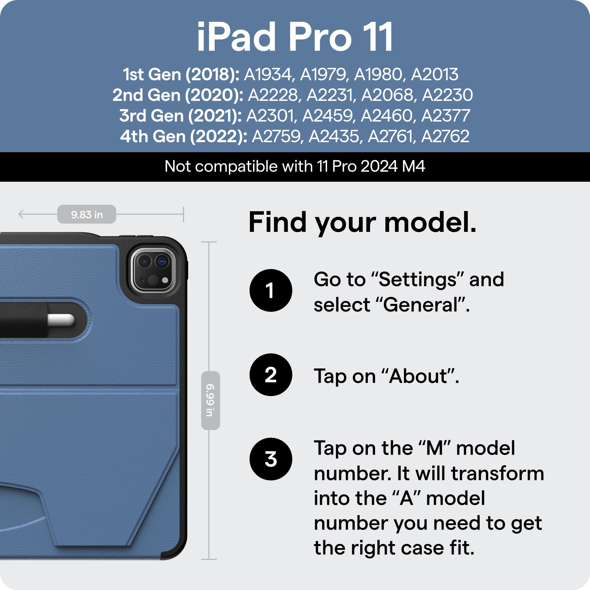 Amazon.com: ZUGU Case iPad Pro 11 Inch Case, 1st/2nd/3rd/4th