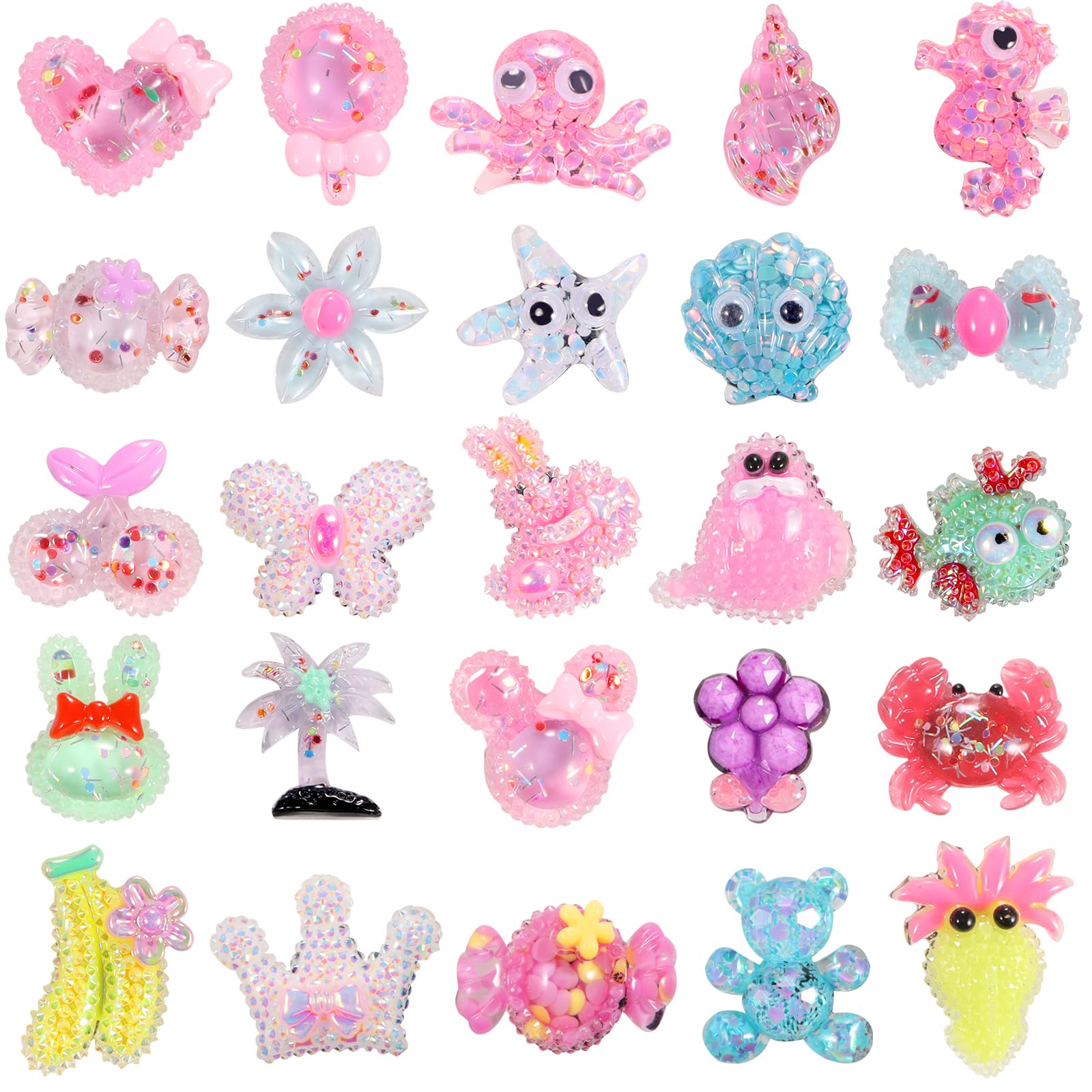 DALOO1 Pack 25 PCS Cute Shoes Charms for Girls & Little Kids Charms for Women Girls Birthday Gifts