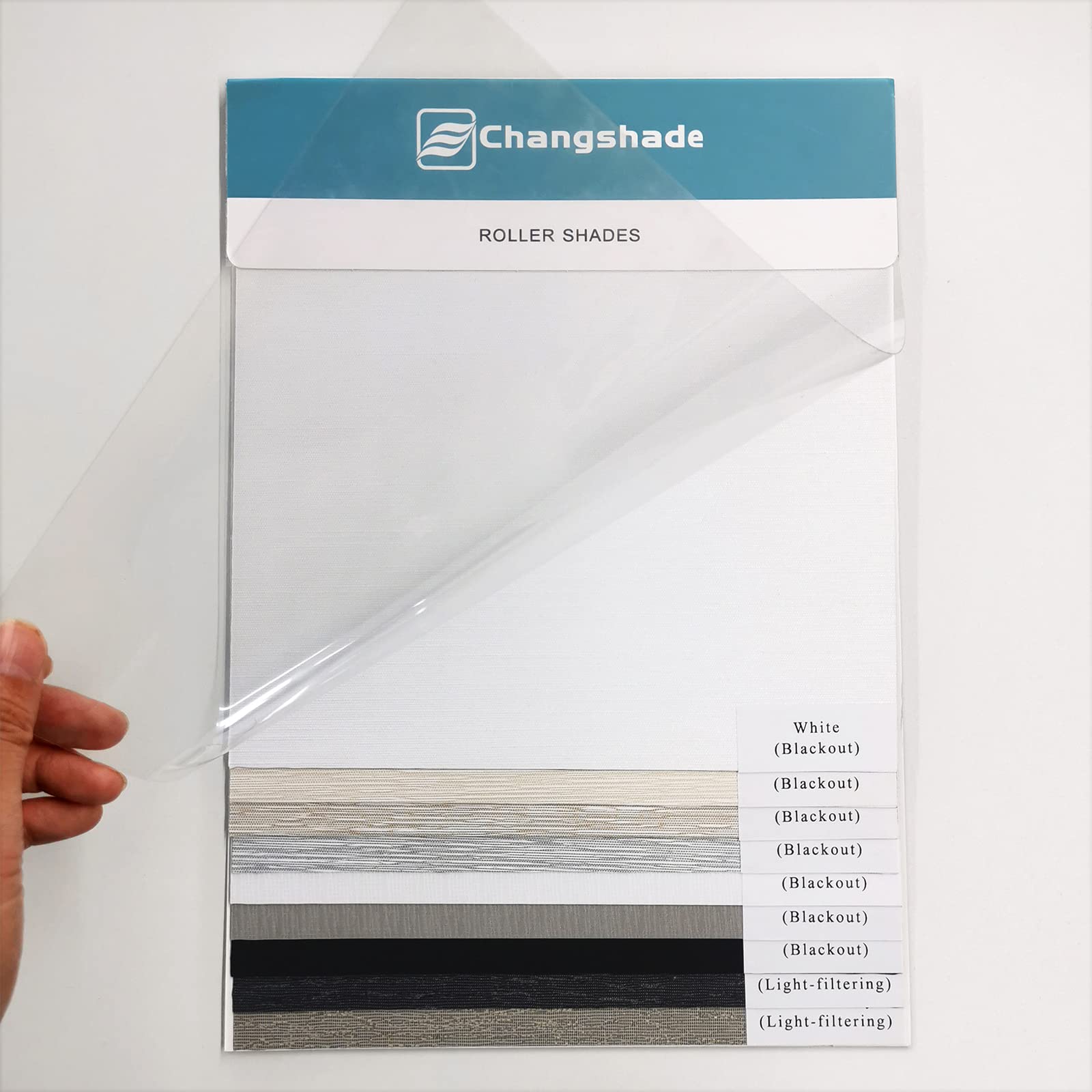 Changshade Blackout and Light-Filtering Roller Blinds & Shades Fabric Samples