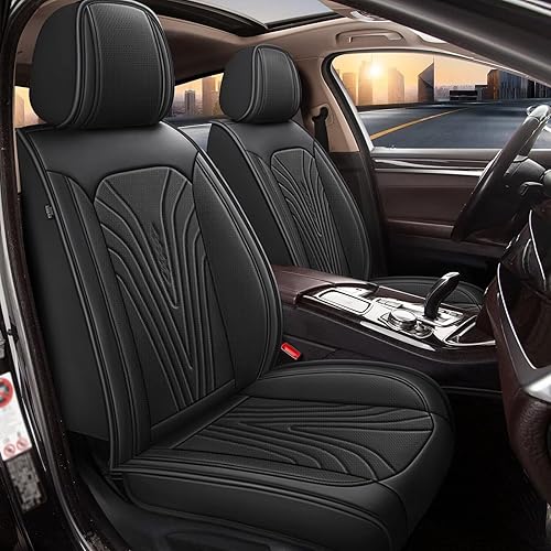 Juego completo de fundas de asiento de automóvil para Nissan Murano 2011-2023 2024, piel sintética, transpirable e impermeable, antideslizante, 5