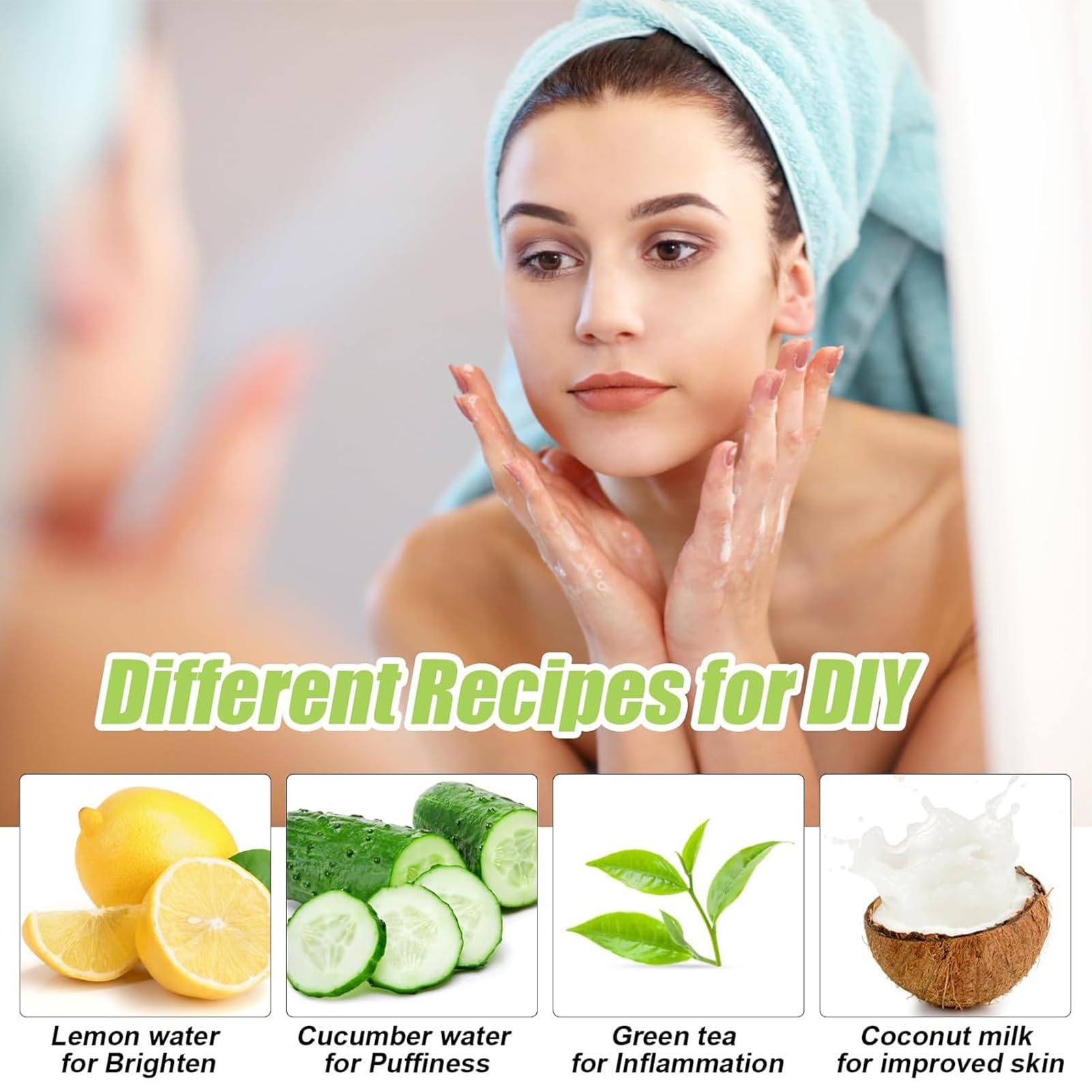 Genérico Bolsa De Baño De Hielo Facial, Recipiente Facial, De Silicona Con Bandeja Integrada Para Cubitos Plegable Para Cuidado De La Piel Spa Y Hogar