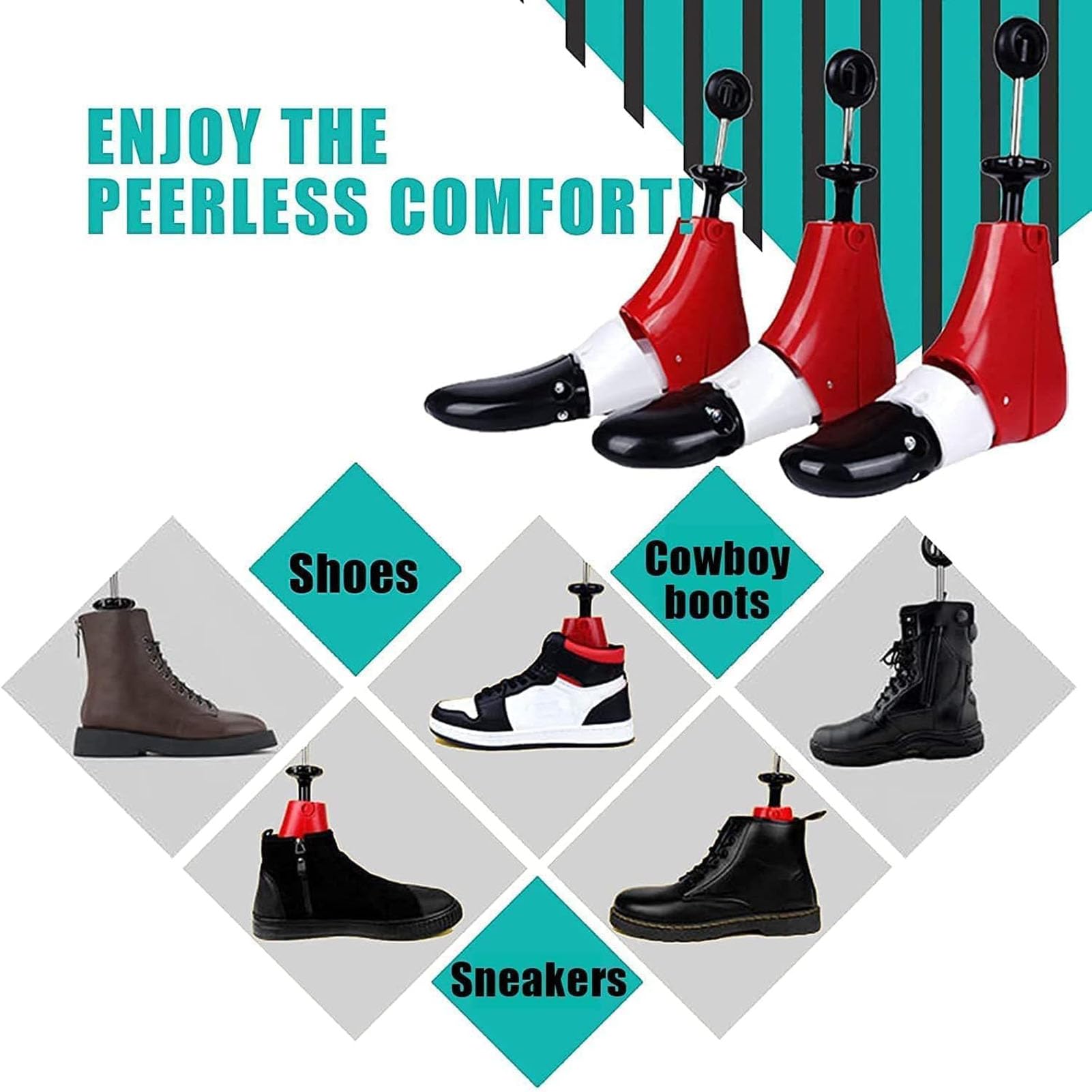 Ensanchador De Zapatos, Ensanchador De Botas Profesional Ajustable Unisex, Utilizado Para Estirar Botas De Trabajo, Zapatos De Caña Alta, Hormas Para Zapatos