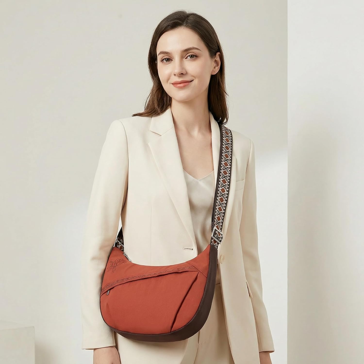 Crossbody Bags for Women Messenger Shoulder Bag Purses for Women with Adjustable Strap for Travel