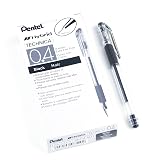 Pentel Arts Hybrid Technica 0.4 mm Pen, Ultra Fine Point, Black Ink, Box of 12 (KN104-A) – view 1