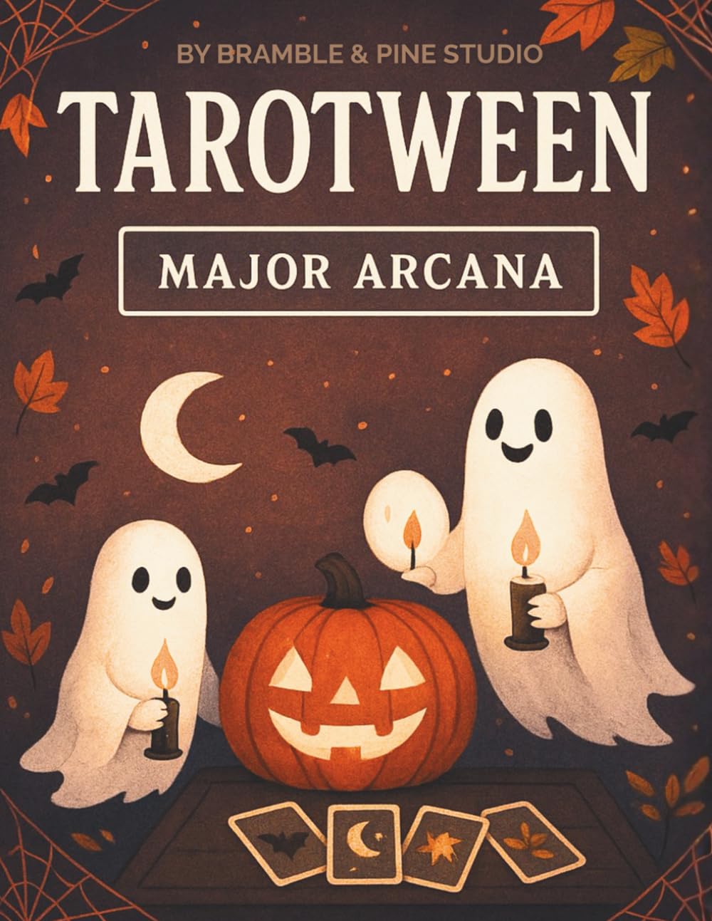 Tarotween: The Major Arcana Coloring Book: A Cozy Spooky Halloween Coloring Adventure with Pumpkins, Cats, and Autumn Magic (Tarotween Coloring Book Series)