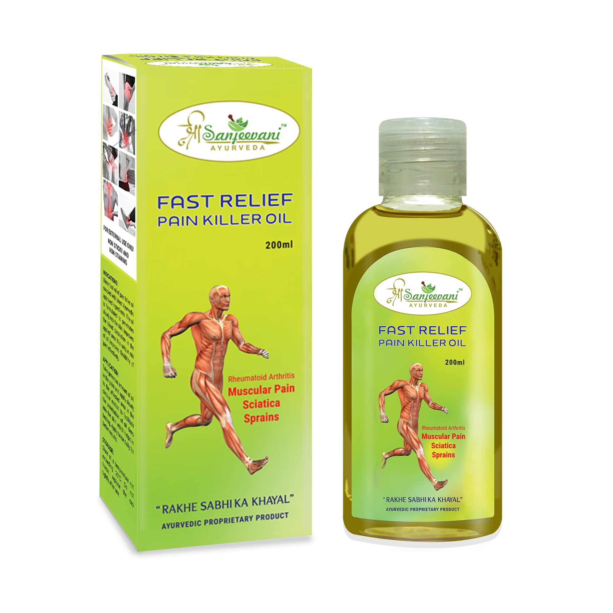 SHREE SANJEEVANI FAST RELIEF PAIN KILLER OIL 200 ml. (B0BX793T5D) Amazon Price History, Amazon Price Tracker