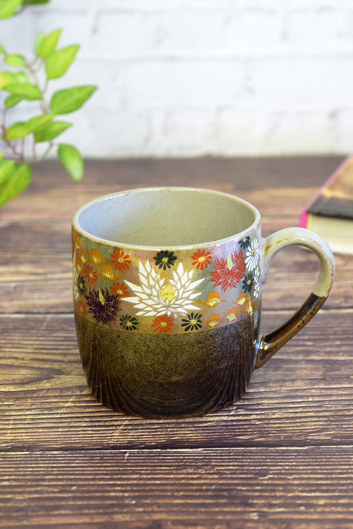 Stylish Kutani Ware Mug, Real Gold Hanazumi, 60th Birthday Celebration, Old Fashion, Celebration, Birthday Gift, Gift : Home & Kitchen