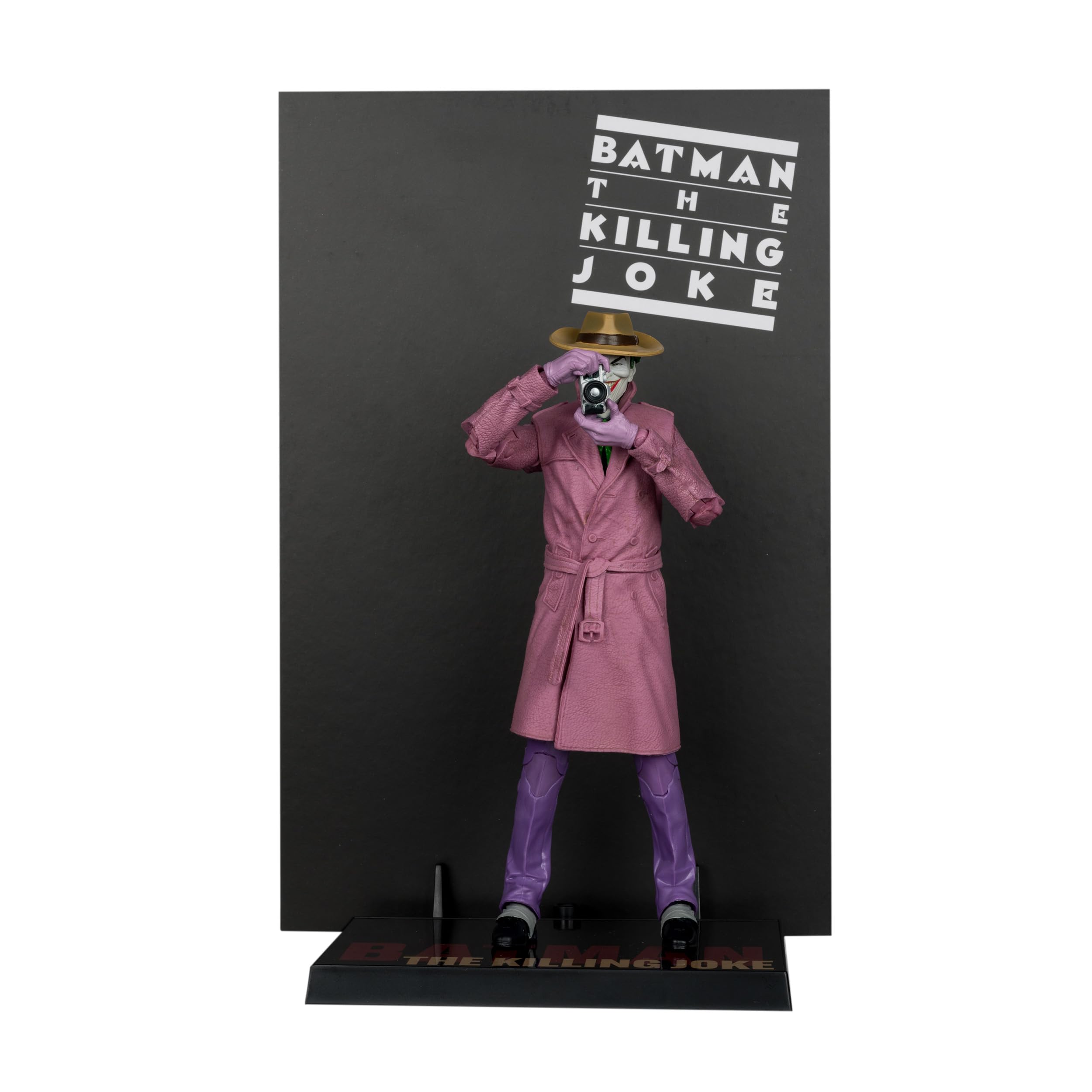 McFarlane DC Multiverse Cover Recreations - Figura de acción de The Joker (Batman: The Killing Joke) (Gold Label), 18 cm