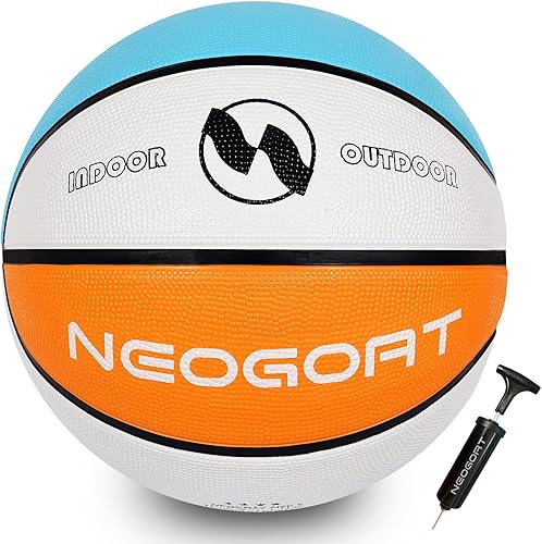 Miniatura 2 de Baloncesto para niños y jóvenes, tamaño 45, 25.527.5 pulgadas, goma gruesa duradera de alto rebote para jóvenes de 25.527.5 pulgadas, tamaño 45 para