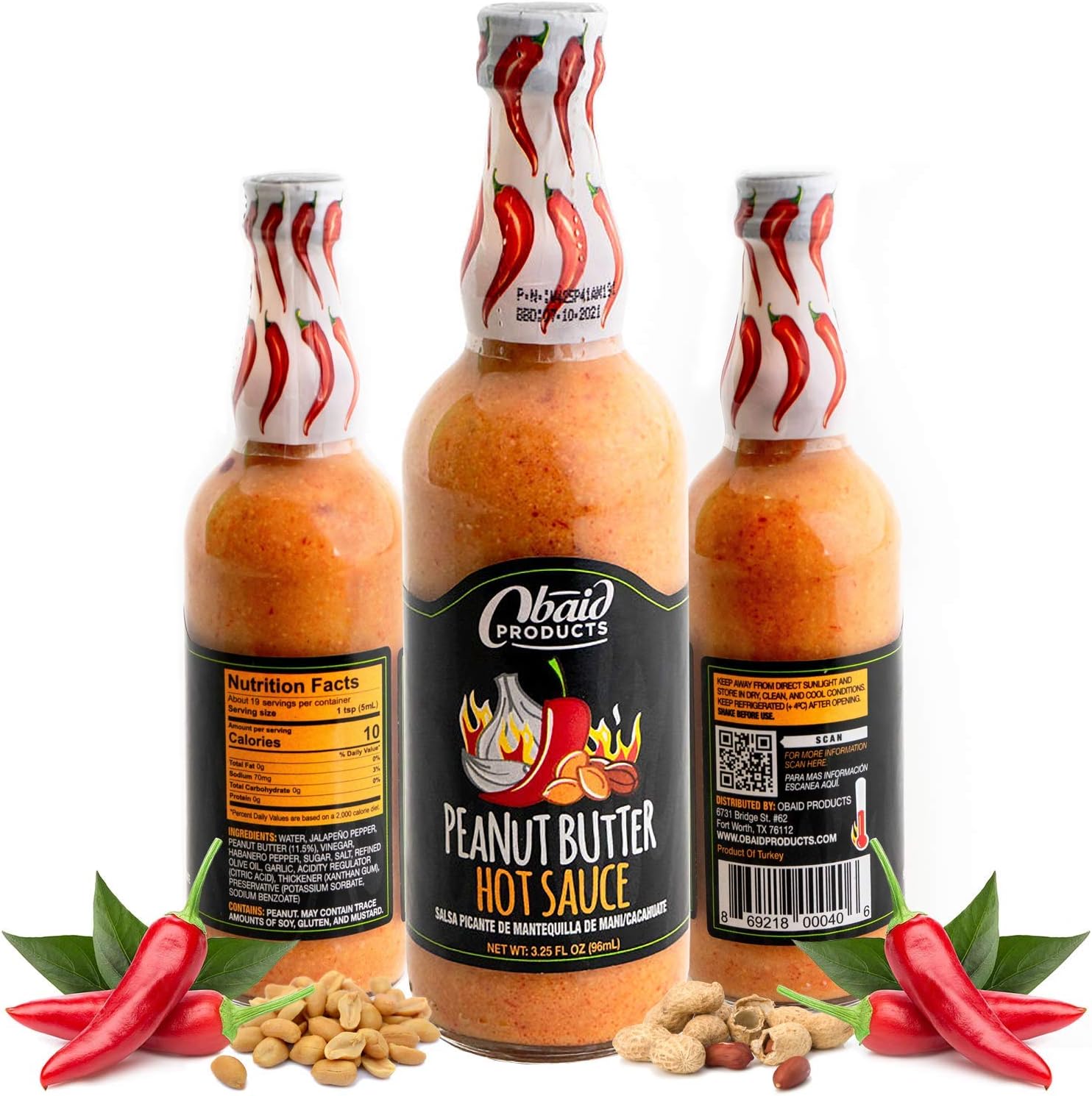 Peanut Butter Hot Sauce 3.25 OZ