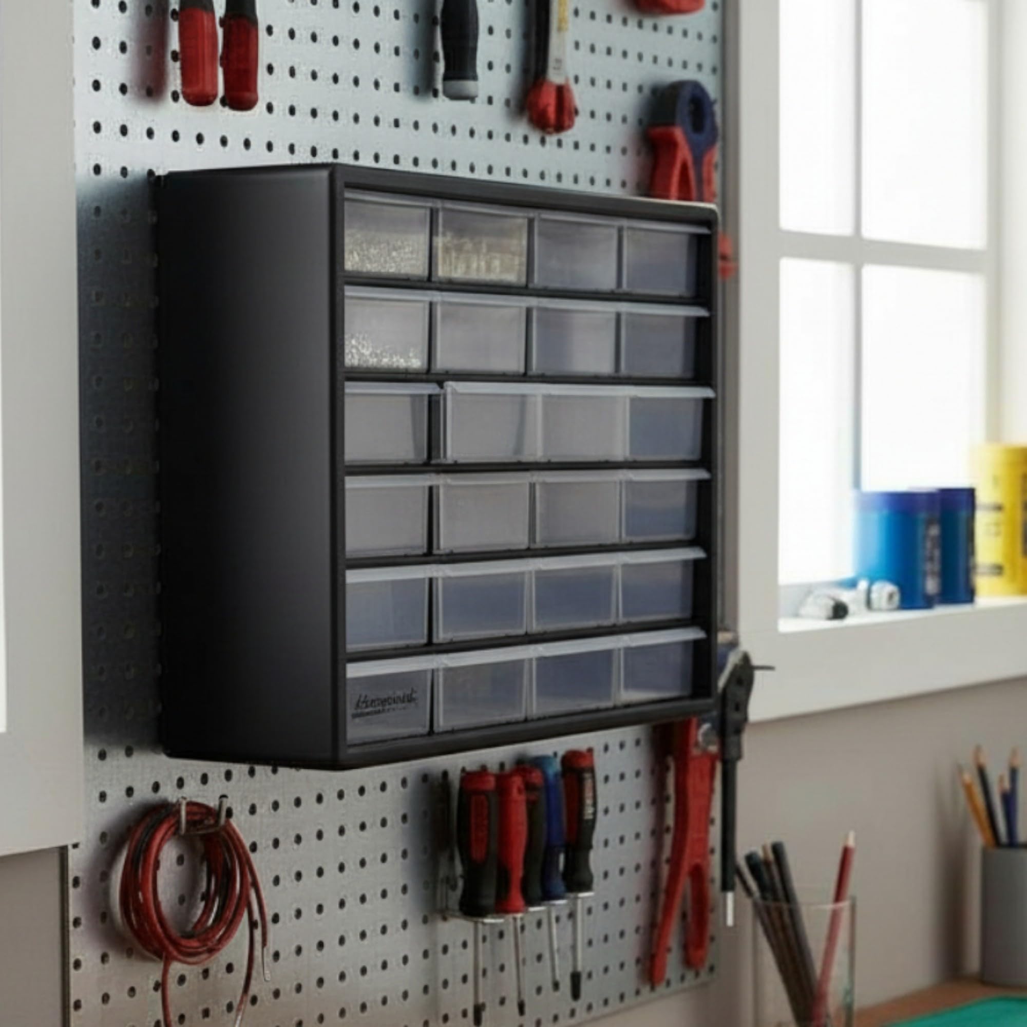 Homak ha01012001 12-drawer partes organizador, HA01024152