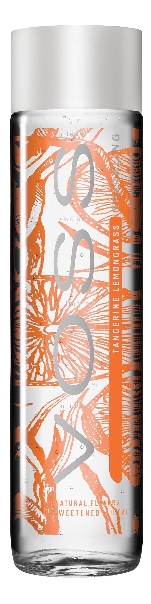 VOSS Water Mix 375 ml, sabor afrutado natural, paquete de 12 unidades (desechable, 12 x 375 ml)