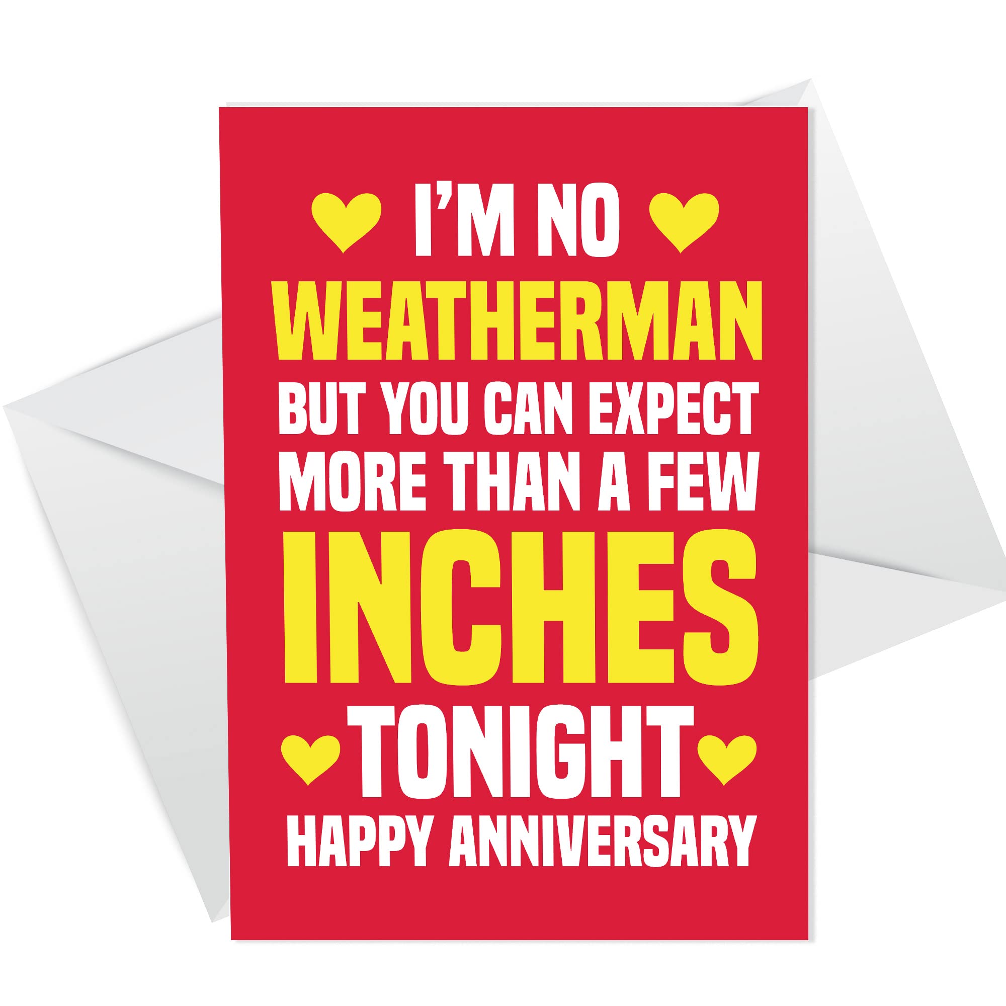 RED OCEAN Funny Anniversary Card For Her Novelty 1st 2nd 3rd 4th 5th Anniversary Card For Girlfriend Wife