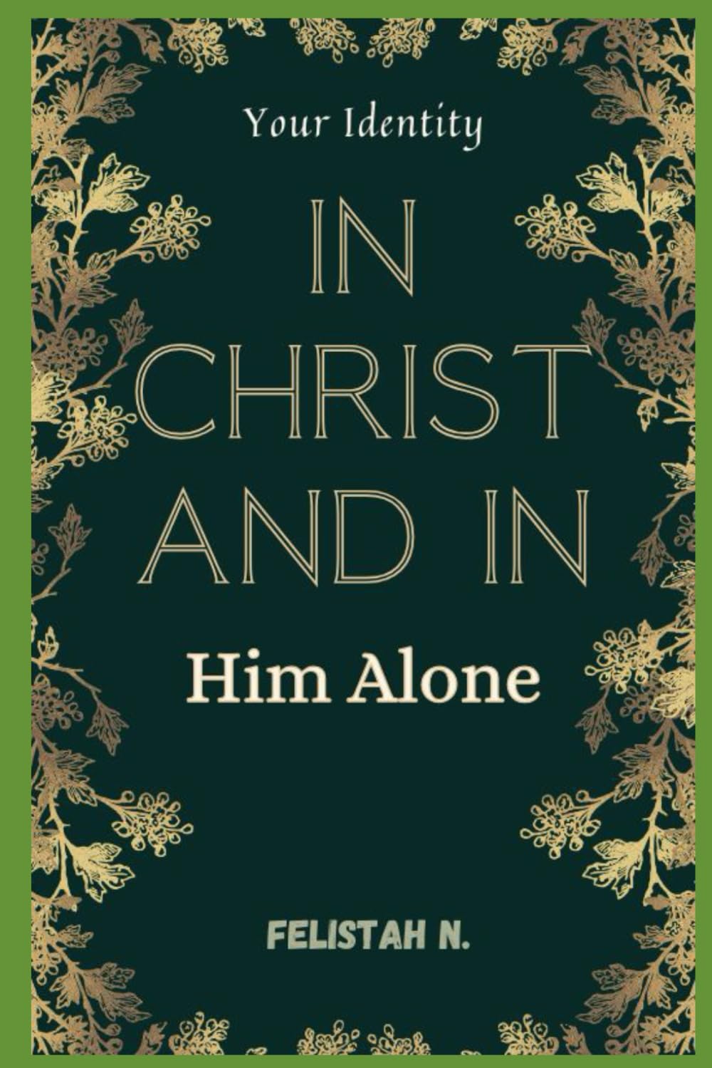 Your Identity in Christ and in Him Alone