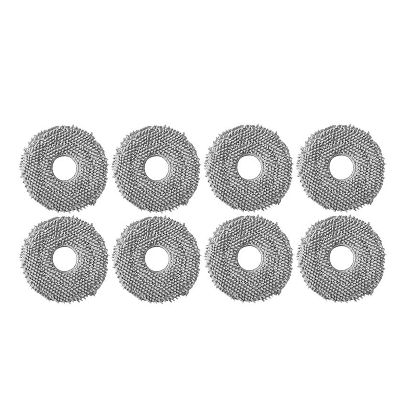 Kicici 8Pcs Compatible With Xiaomi Robot Vacuum S20+ / S10 Plus /S10+/ B108gl / B105 / B108cn B113cn Parts Accessories Filter Main Side Brush Mop(8Pcs)