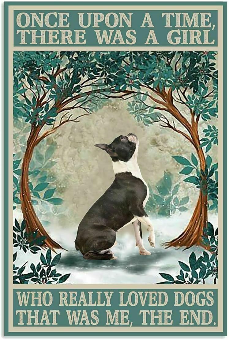 TNND 1000 Piece Jigsaw Puzzles Boston Terrier Once Upon A Time for Home Woodeen Puzzles for Adults and Kids Development Toys Games Toys Gift