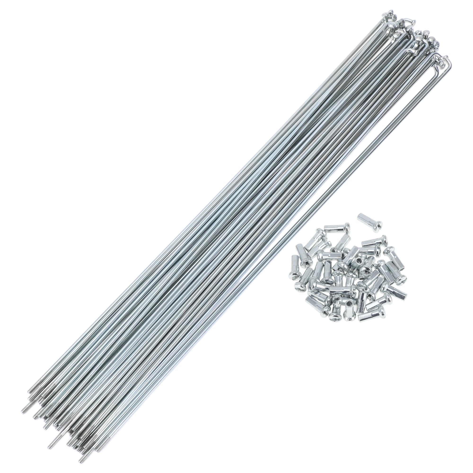 A ABSOPRO 36 Set 13G Bicycle Spokes 293mm Bike Wheel Spokes Silver Tone — image 1