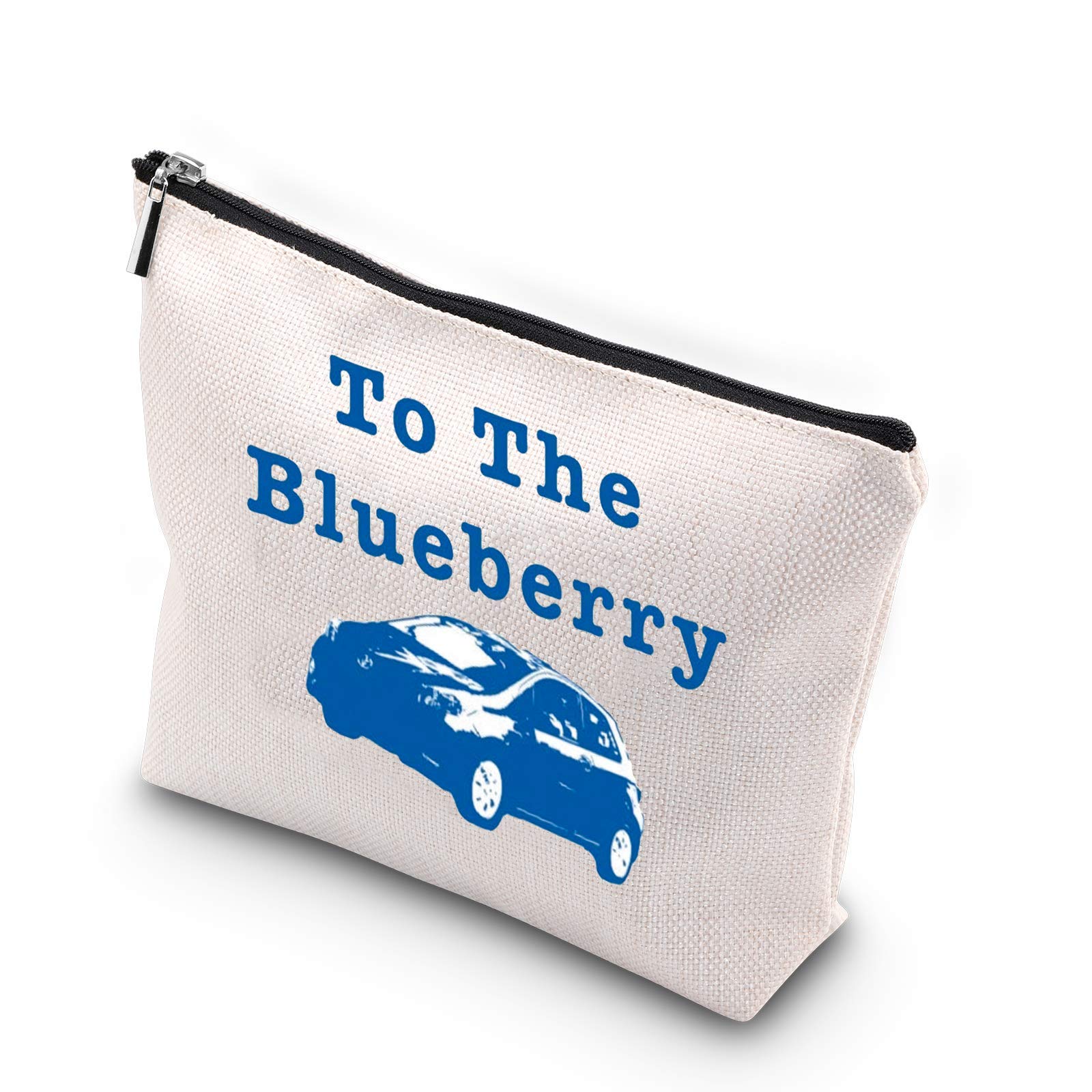 WCGXKO TV Show Inspired To The Blueberry Zipper Pouch Cosmetics Bag For Fans (To The Blueberry)
