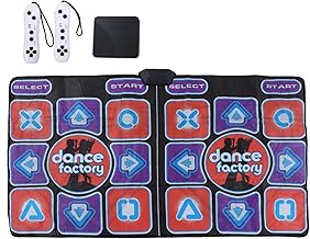 Tapete de Dança para Crianças Adultas, Tapete de Dança Eletrônico para TV, Tapete de Dança Duplo Musical Com Alça Sem Fio, para Educação Infantil, Exercícios, Dança de Ioga