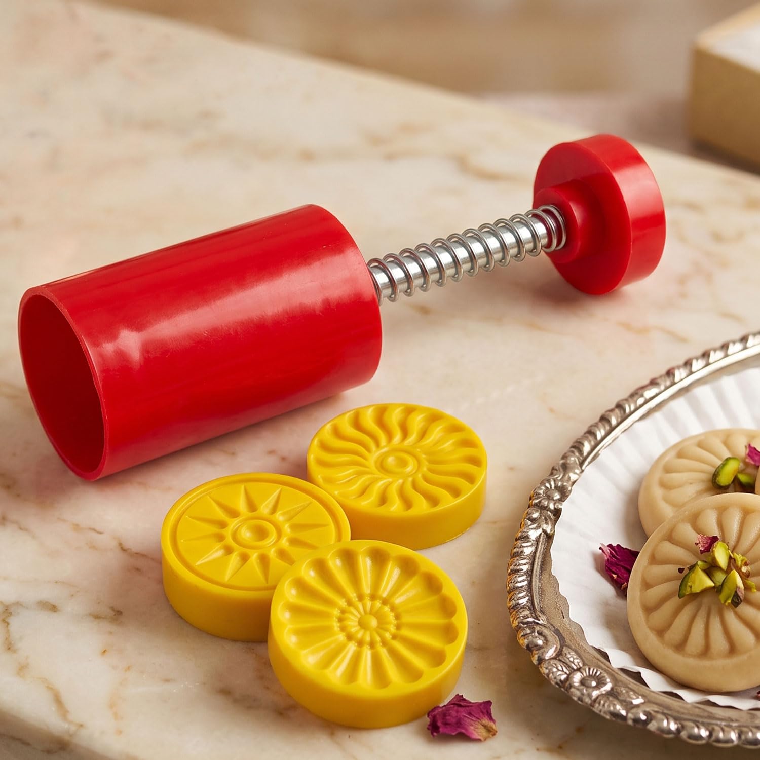 DS Sweet Stamping Cutter - Flower Mould for Peda -10 DS Sweet Stamping Cutter - Flower Mould for Peda -10