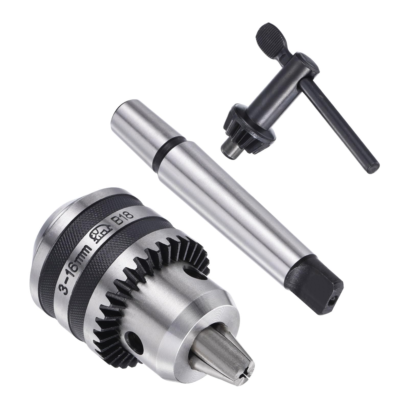 Set di mandrini per trapano a chiave da 3-16 mm con gambo MT2