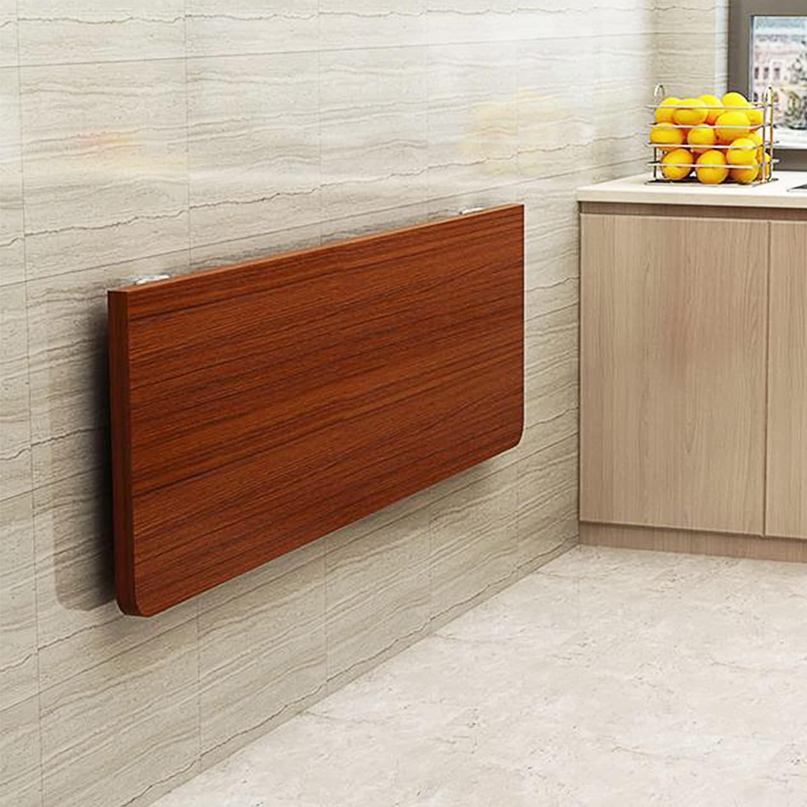 Table murale rabattable pour optimiser votre petit coin cuisine ou bureau