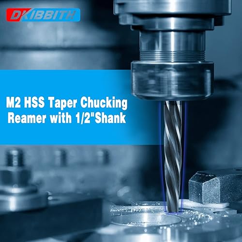 Miniatura 6 de DKIBBITH Broca escariadora de construcción de puente de 1516 pulgadas, escariador cónico M2 HSS para aleación de acero, metal, madera, plástico,