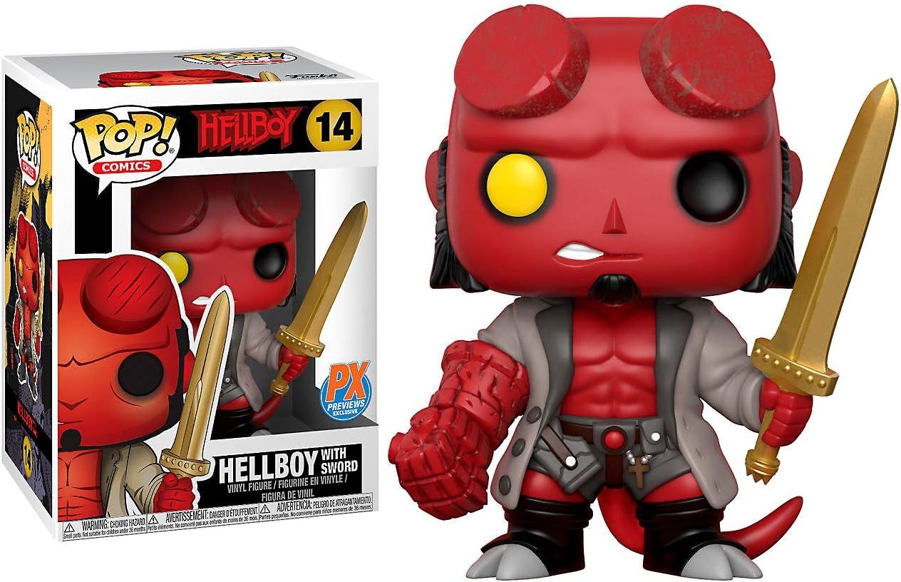 Funko Pop! Hellboy: with Excalibur Vinyl Figure
