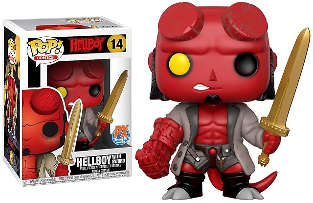 Pop Hellboy with Excalibur Vinyl Figure