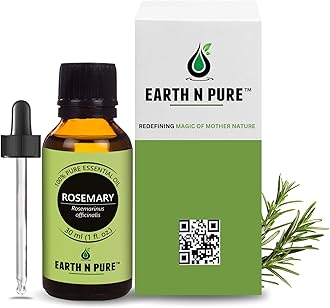 Rosemary Essential Oil for Hair Growth, Natural & Therapeutic Grade with Glass Dropper- 30 ML