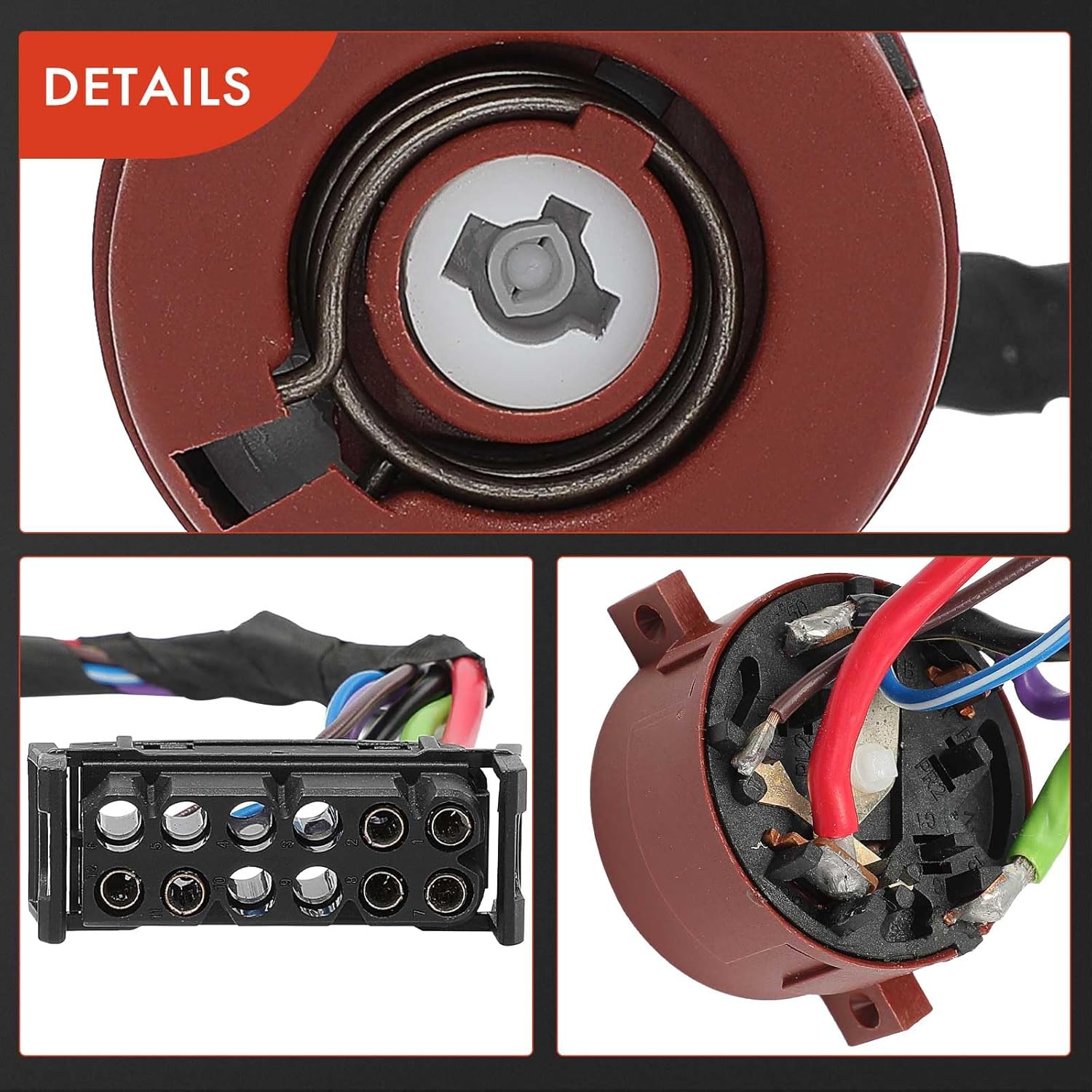 A-Premium 6 Blades Ignition Starter Switch Compatible with BMW 318i 318is 318ti 1995-1999, 323i 1998, 323is 1998-1999, 325i 325is 1995, 328i 1996-1998, 328i 1999, 328is M3 1996-1999, Z3 1999-2000 - Image 7