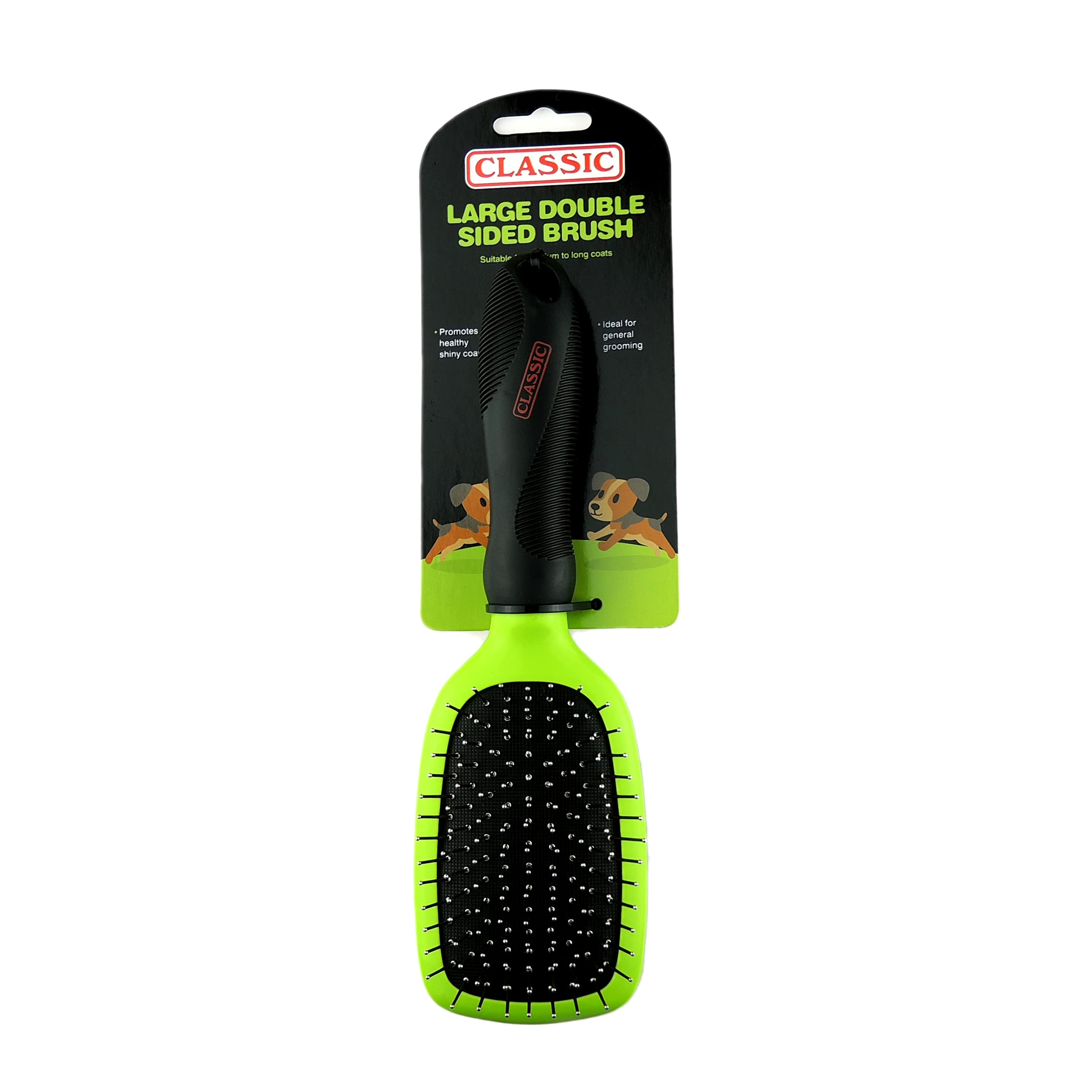 CLASSIC Large Double Sided Pet Grooming Brush for Cats & Dogs