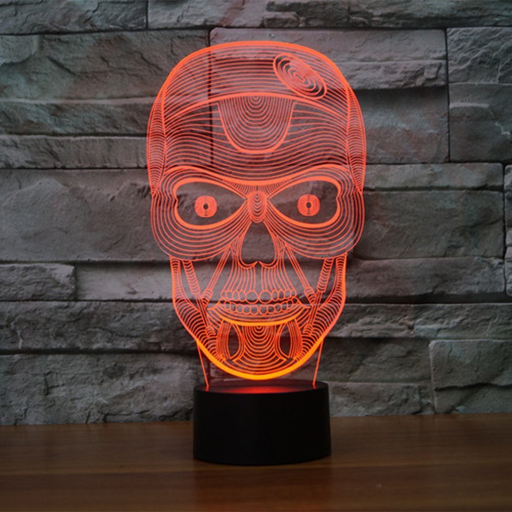 Luce Notturna 3D Per Bambini Con 7 Colori E Telecomando | Regalo Natale E Compleanno - 3