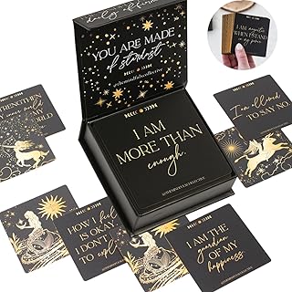 AFFIRMATION CARDS FOR WOMEN - 50 Positive Affirmations Cards. Self Care Oracle Cards, Daily Affirmation Cards Deck, Manifestation Meditation Cards. Inspiration Cards, Metaphysical Gifts for Women