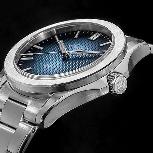 SALE【ADDIESDIVE】AD2080 三針自動巻き腕時計　ブルー SALE【ADDIESDIVE】AD2080 三針自動巻き腕時計 ブルー Amazon