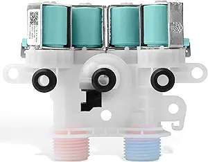 Washer Water Inlet Valve fit for Maytag Bravos XL MCT Commercial MVWB765FW0 MVWB855DC2 MVWB835DW2 MVWB835DW3 MVWB765FW WTW7500GW01 WTW7500GW2 WTW8500DC2 WTW8500DC5 MVWB755DW1 MVWB765FC1 LUXRILIX