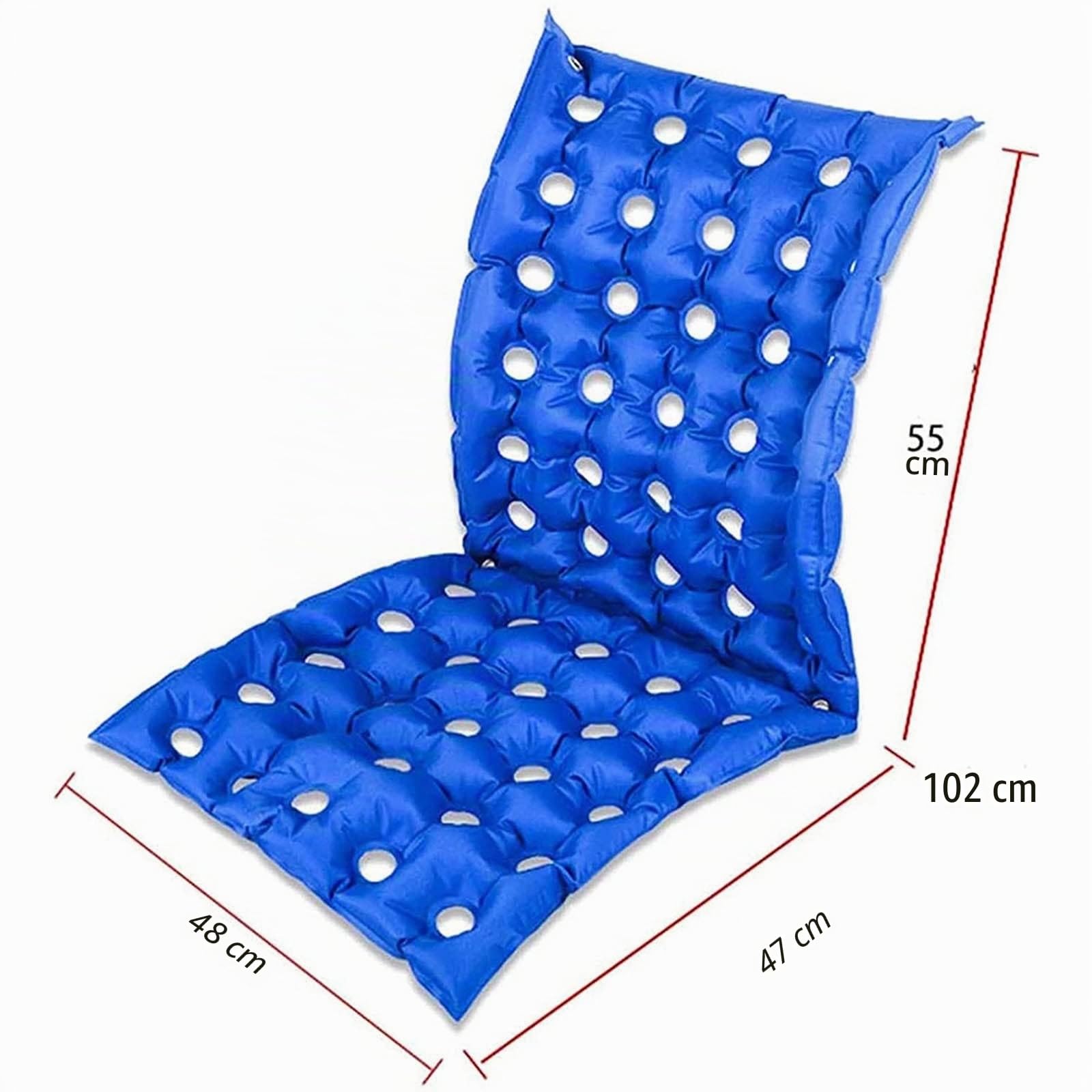 Cojín Antiescaras para Silla de Ruedas, colchón antiescaras Cojín para el hogar Cojín para Silla de Ruedas Paciente Anciano Cirugía de Cadera Cojines inflables Transpirables
