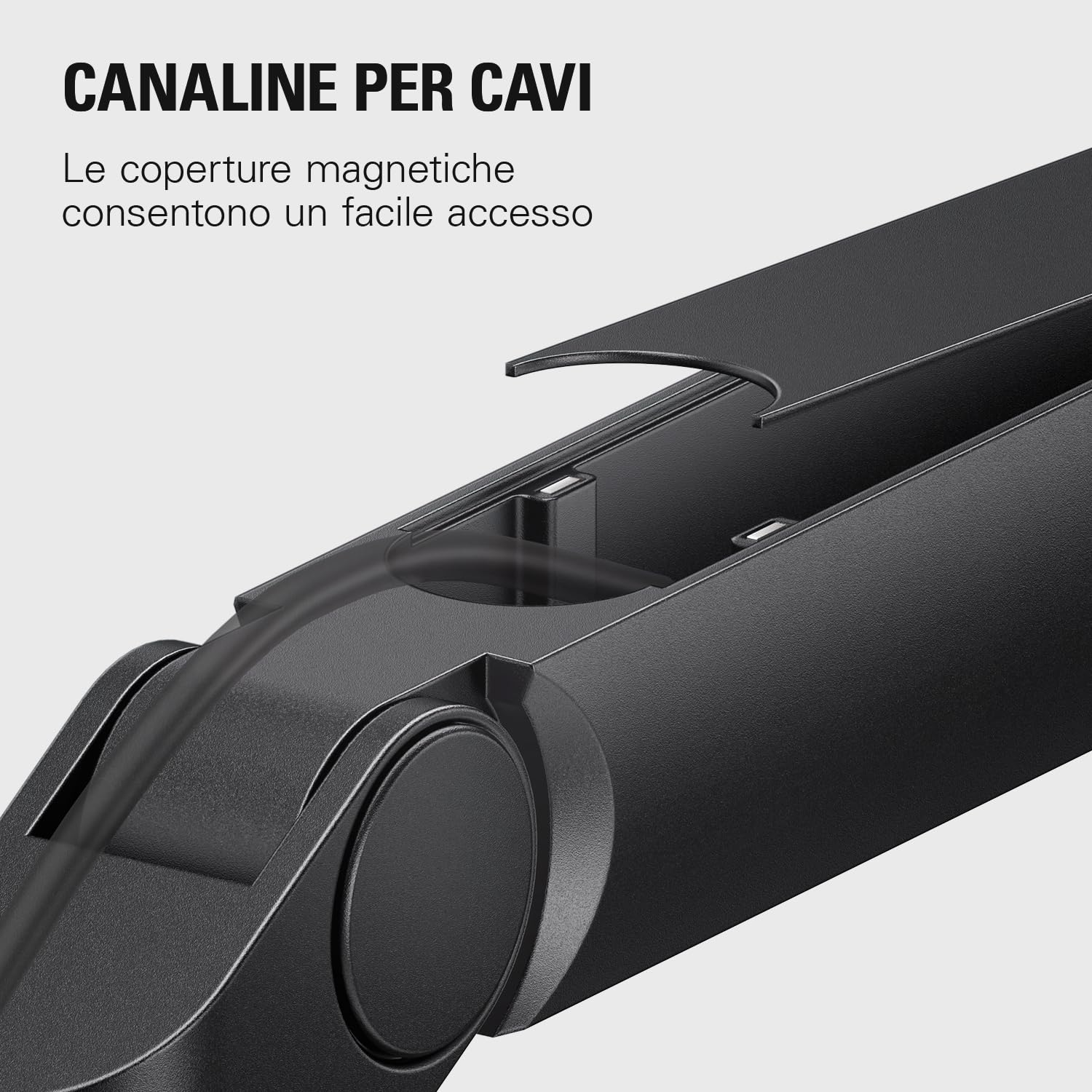 Elgato Wave Mic Arm (Low Profile) - Braccio snodabile a profilo basso, canaline per cavi a scomparsa, interamente in metallo, versatile morsetto da scrivania, studio, trasmissioni, streaming