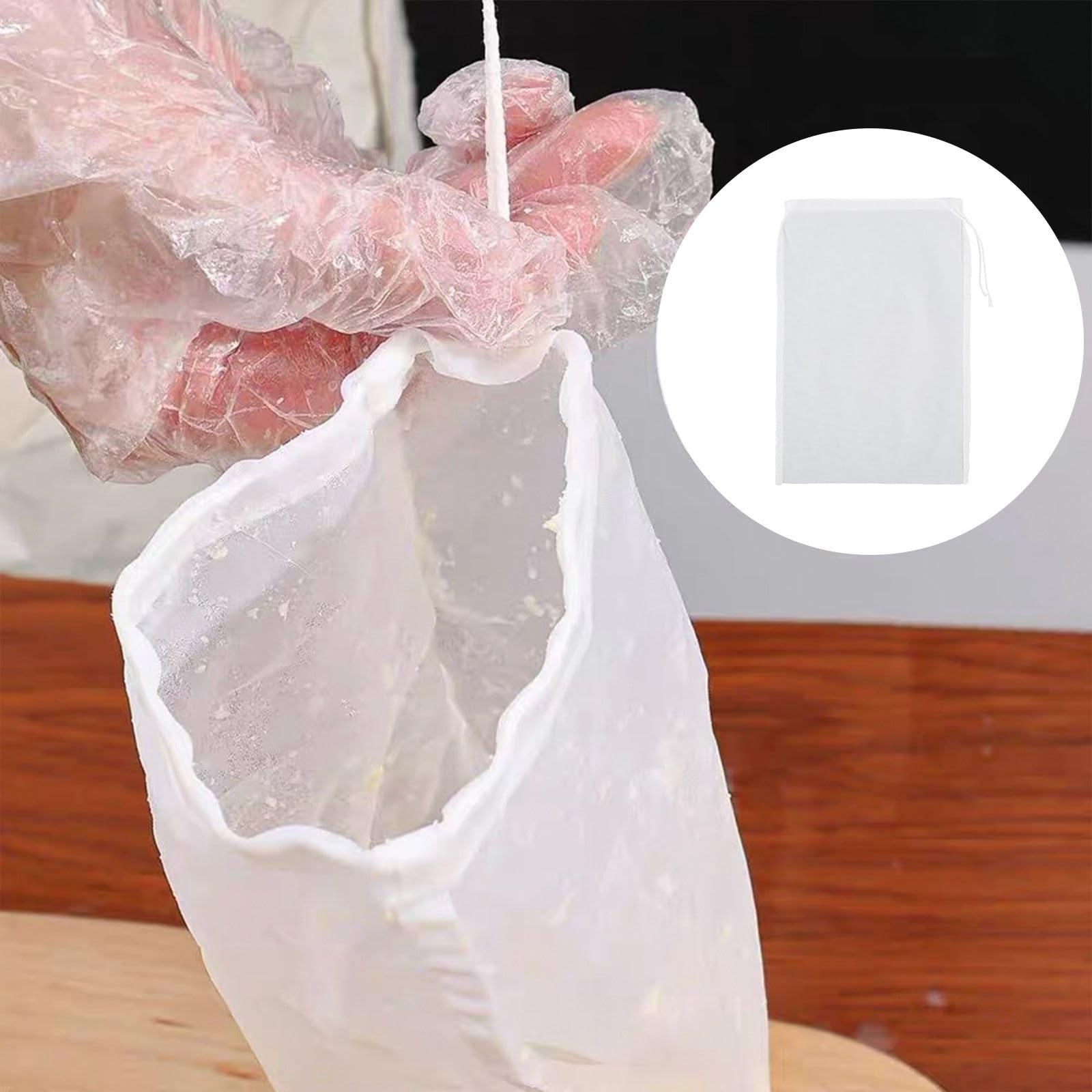 Filtre Tissu Noix Lot De 10 Sacs à Lait Végétal Réutilisables 20x30 Cm – Filtre En Nylon Alimentaire Ultra-Fin, Sacs Pour Lait D'Amande, Avoine, Soja, Jus De Fruits – Cordon De Serrage Filtre Tissu Noix Lot De 10 Sacs à Lait Végétal Réutilisables 20x30 Cm – Filtre En Nylon Alimentaire Ultra-Fin, Sacs Pour Lait D'Amande, Avoine, Soja, Jus De Fruits – Cordon De Serrage
