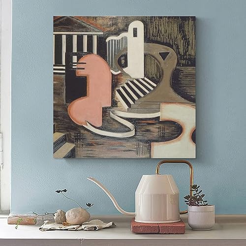 Miniatura 3 de QINGLIN Póster de Irene Rice Pereira, Washington (aka Surreal City) - Póster de lienzo para decoración de dormitorio, paisaje deportivo, oficina,