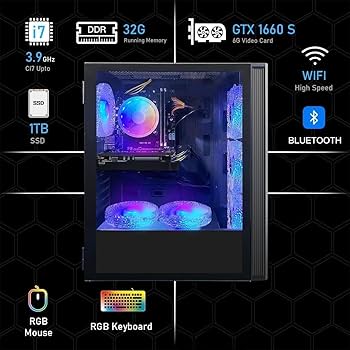 Windows pc ダービースタリオン新品未開封 33本 Amazon.com: STGAubron Gaming PC Computer Desktop, Intel Core