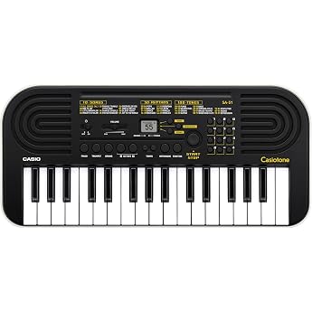 Casio SA-51 Mini Keyboard with 32 Mini Keys, Black