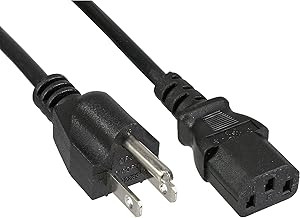 InLine 16651U Netzkabel, Netzstecker USA auf Kaltgerätestecker C13, 1m