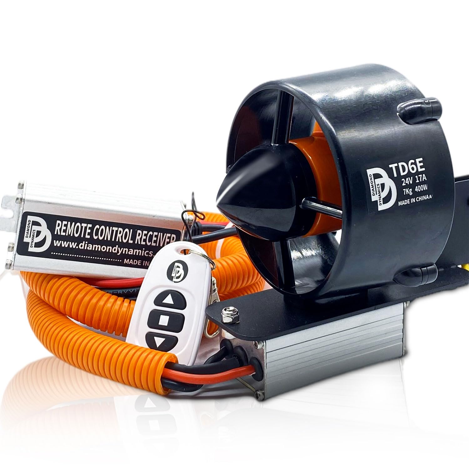 NBJIALIN Underwater Power Electric Thruster for Kayak SUP Paddleboards Power Fin Electric Fin Kit Water Scooter Compatible with SUP Boards/Stand Up Paddleboards/Bodyboards/Kayaks/Boogie Boards